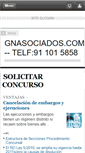 Mobile Screenshot of gnasociados.com
