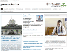 Tablet Screenshot of gnasociados.com
